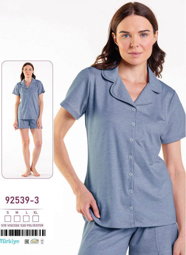 Caroline 92539-3 Shorts Homewear Set (S+M+L+XL) — Turkey wholesale collection