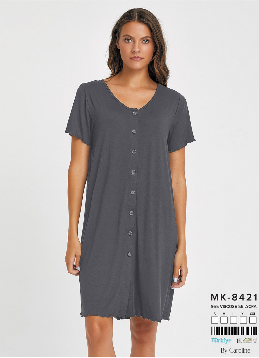 Caroline MK-8421 Women's Robe (S+M+L+XL+XXL) — Turkey wholesale collection