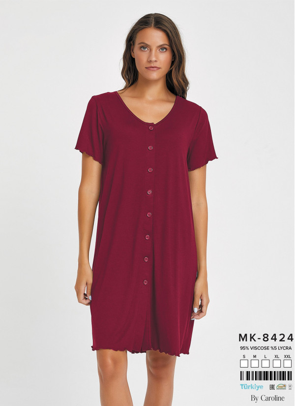 Caroline MK-8424 Women's Robe (S+M+L+XL+XXL) — wholesale for boutiques