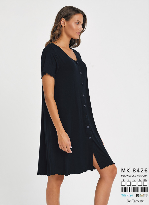 Caroline MK-8426 Women's Robe (S+M+L+XL+XXL) — Turkish factory wholesale