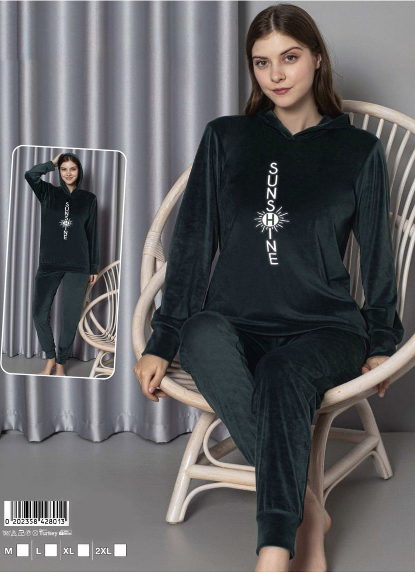 Lady 28113 Velour Pants Homewear Set (M+L+XL+2XL) — Istanbul wholesale supplier