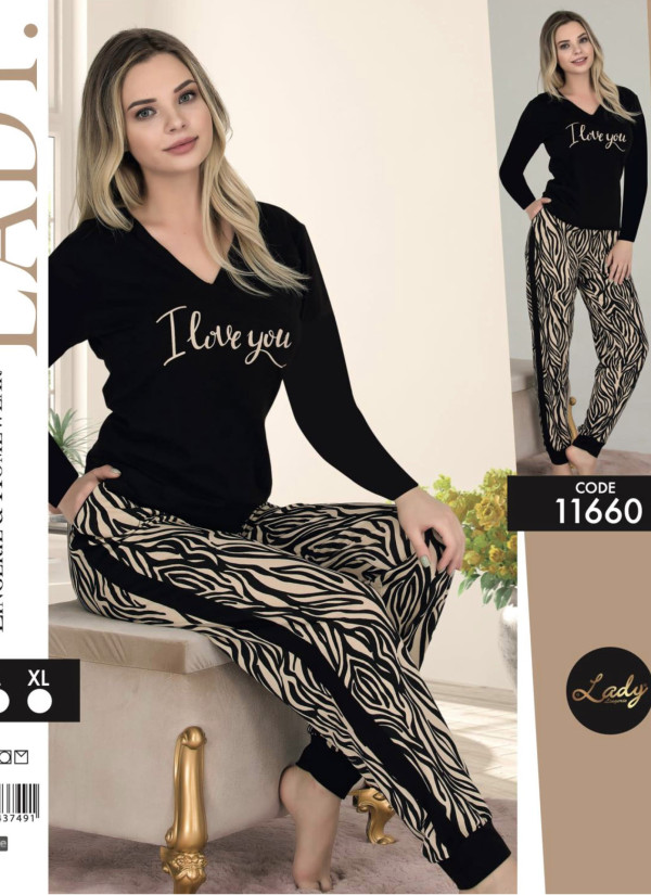 Lady 11660 Pants Homewear Set (M+L+XL) — wholesale for boutiques
