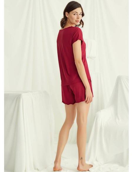 Monamise 18516 Shorts Homewear Set (S+XL+2XL+3XL) — factory-direct from Turkey