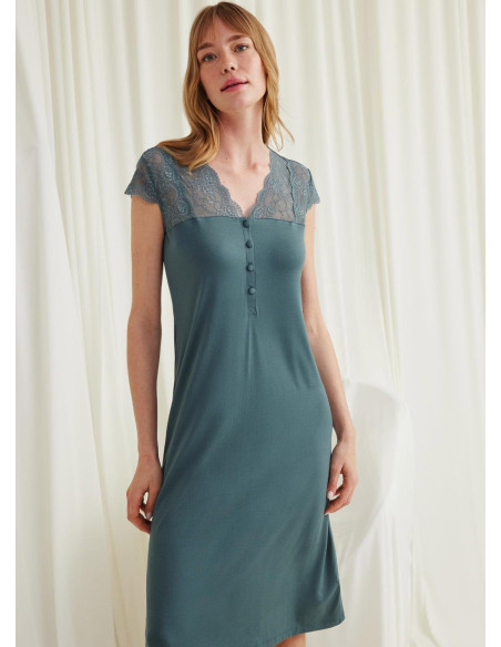 Monamise 18543 Nightdress (2XL+3XL+4XL+5XL) — Istanbul wholesale supplier