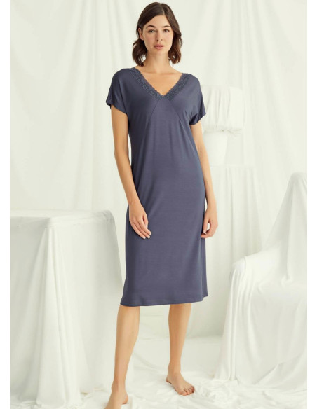 Monamise 18503 Nightdress (S+M+L+XL+2XL+3XL) — wholesale from Turkey