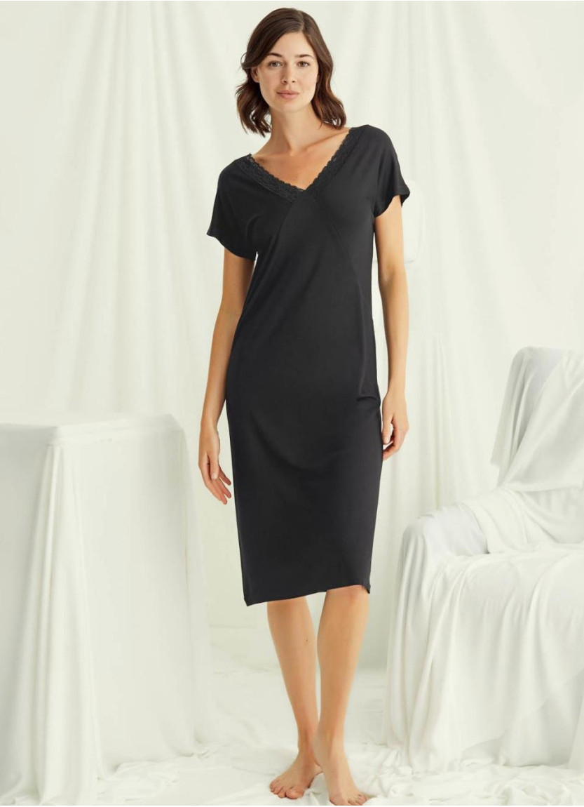 Monamise 18497 Nightdress (S+M+L+XL+2XL+3XL) — direct Turkish factory supply