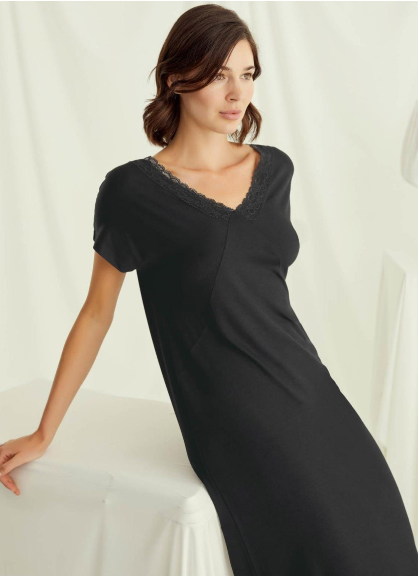 Monamise 18497 Nightdress (S+M+L+XL+2XL+3XL) — wholesale from Turkey