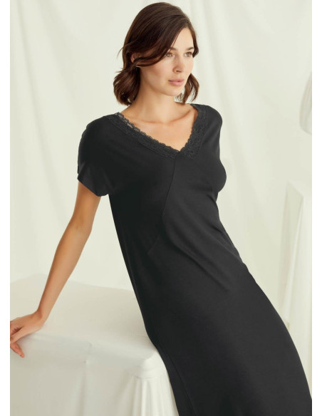 Monamise 18497 Nightdress (S+M+L+XL+2XL+3XL) — wholesale from Turkey