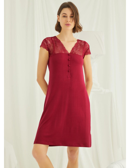 Ночная Сорочка (S+M+L+XL) MONAMISE Monamise 18480 — оптом от турецкой фабрики
