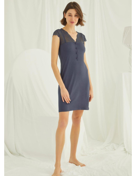 Ночная Сорочка (S+M+L+XL) MONAMISE Monamise 18208 — турецкий текстиль оптом