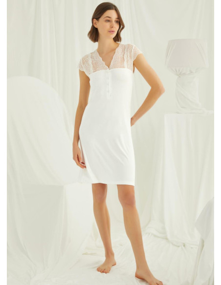 Ночная Сорочка (S+M+L+XL) MONAMISE Monamise 18200 — оптом от турецкой фабрики