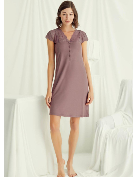 Monamise 18510 Nightdress (S+M+L+XL) — Turkish textile wholesale
