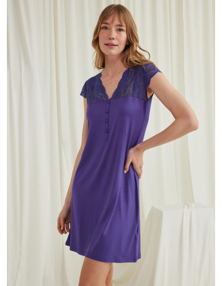 Ночная Сорочка (S+M+L+XL) MONAMISE Monamise 18575 — оптом от турецкой фабрики