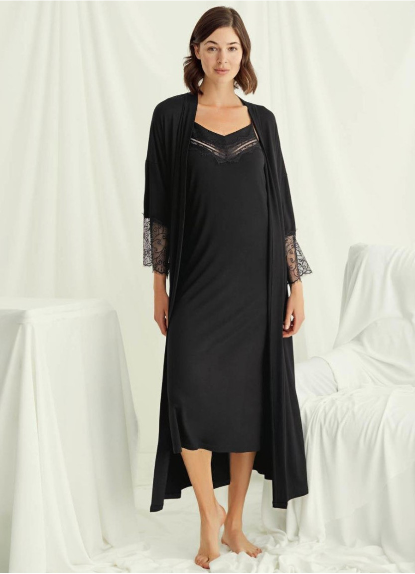 Monamise 18507 Robe Set (S+M+L+XL+2XL+3XL) — Turkish textile wholesale