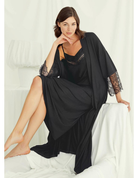Monamise 18507 Robe Set (S+M+L+XL+2XL+3XL) — direct Turkish factory supply