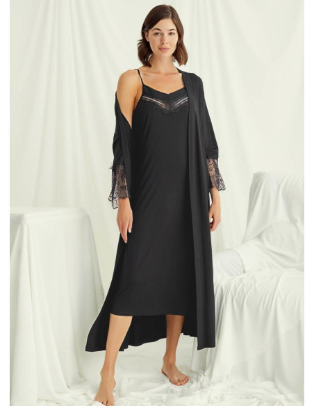 Monamise 18507 Robe Set (S+M+L+XL+2XL+3XL) — Turkish textile wholesale