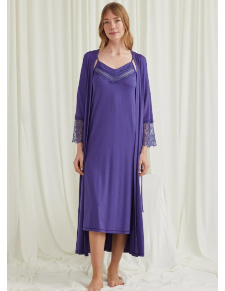 Monamise 18573 Robe Set (S+M+L+XL+2XL) — Turkey wholesale collection