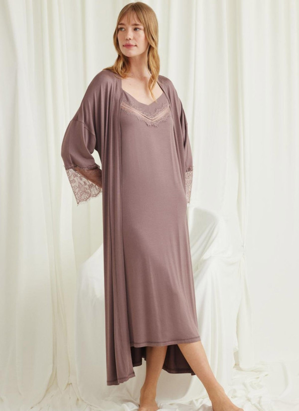 Monamise 18550 Robe Set (S+M+L+XL+2XL+3XL) — wholesale for boutiques