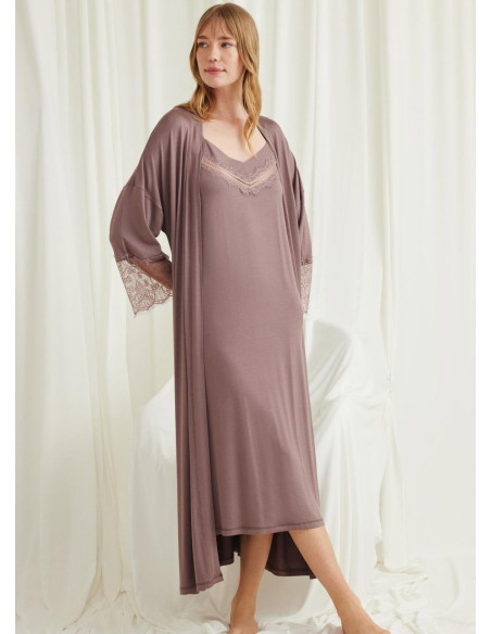 Monamise 18550 Robe Set (S+M+L+XL+2XL+3XL) — wholesale for boutiques