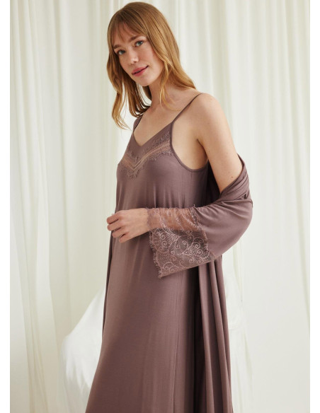 Monamise 18550 Robe Set (S+M+L+XL+2XL+3XL) — Turkish factory wholesale