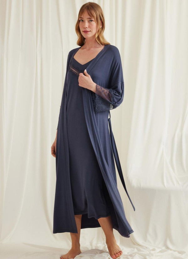 Monamise 18547 Robe Set (S+M+L+XL+2XL) — wholesale from Turkey 2