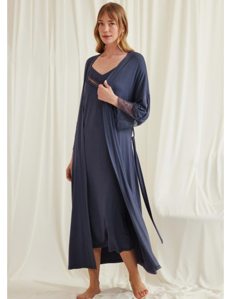 Женский Комплект с Халатом 2-КА (S+M+L+XL+2XL) MONAMISE Monamise 18547 — оптовая поставка из Турции