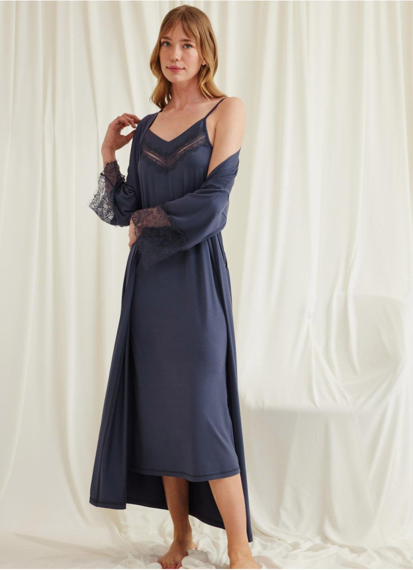 Monamise 18547 Robe Set (S+M+L+XL+2XL) — direct Turkish factory supply