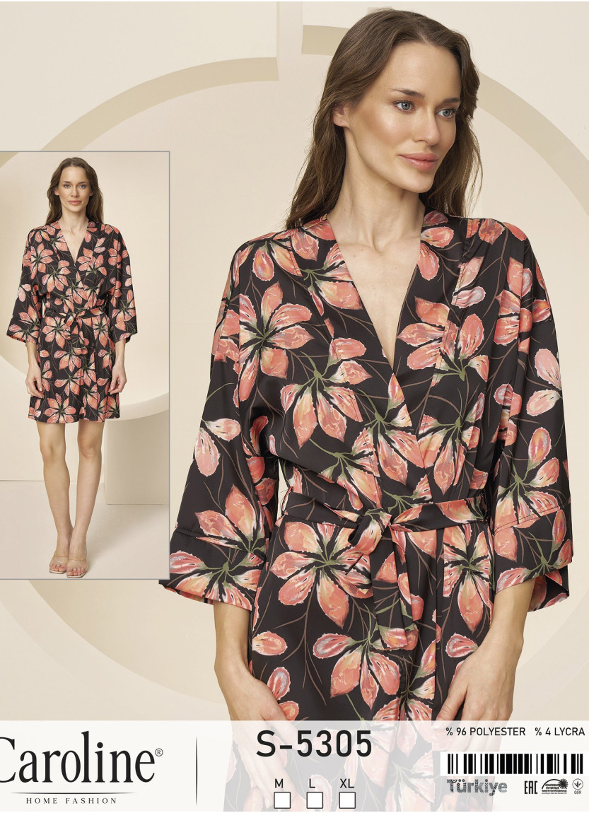 Халат Женский (M+L+XL) Caroline Caroline S-5305 — оптом от турецкой фабрики