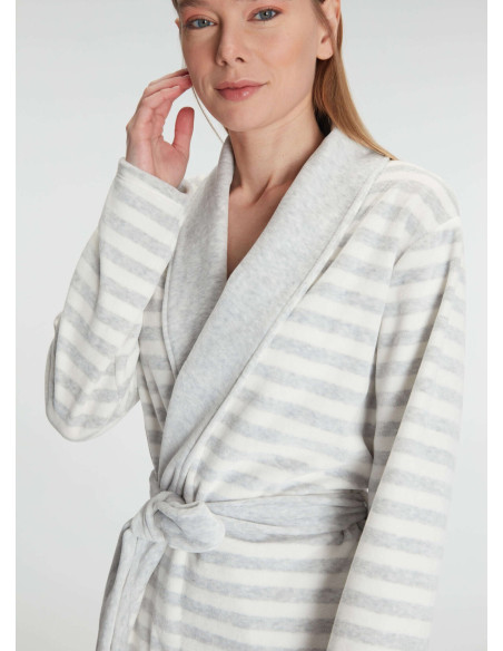 Anil 11327 Velour Women's Robe — factory-direct from Turkey