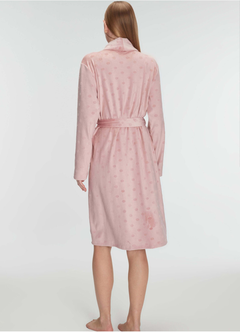 Anil 11282 Velour Women's Robe — Turkish textile wholesale