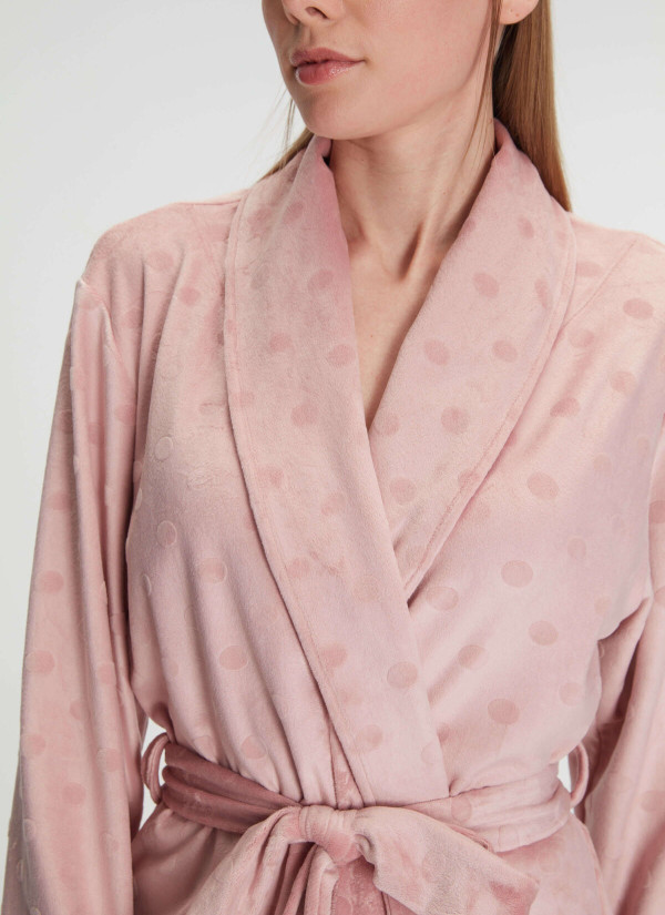 Anil 11282 Velour Women's Robe — wholesale from Turkey 2