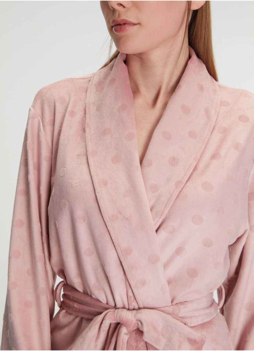 Anil 11282 Velour Women's Robe — factory-direct from Turkey