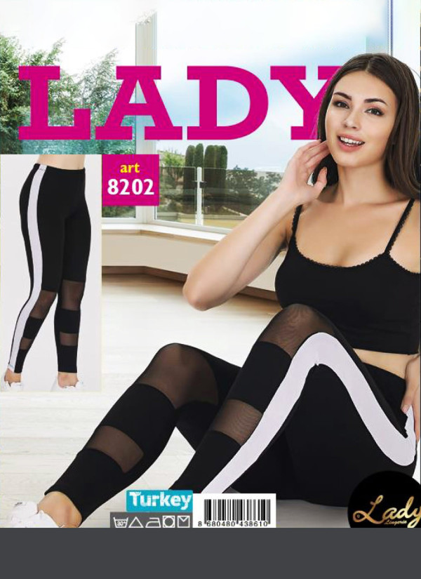 Lady 8202 Leggings (One Size) — Turkish textile wholesale
