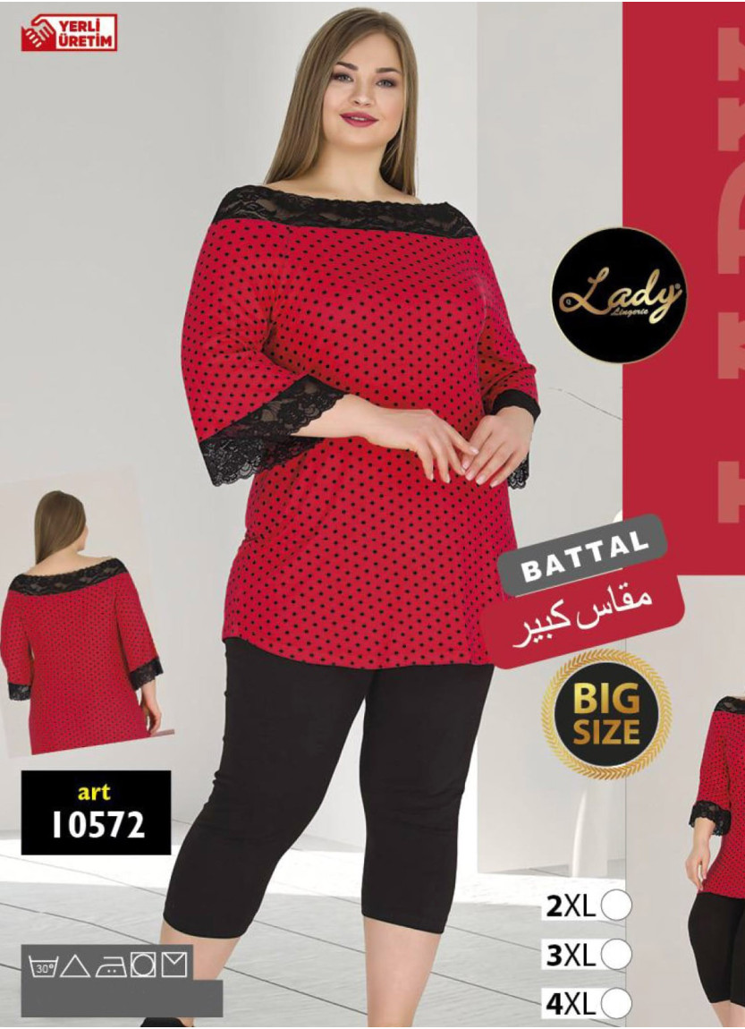 Lady BTL 10572 Capri Homewear Set (2XL+3XL+4XL) — wholesale for boutiques