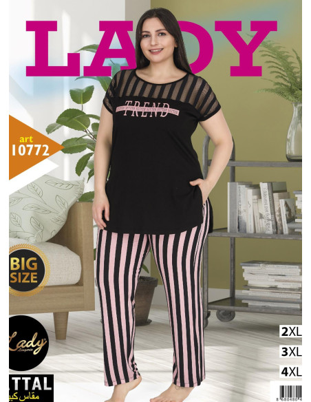 Комплект с Брюками (2XL+3XL+4XL) Lady Lady BTL ksa 10772 — оптом от турецкой фабрики