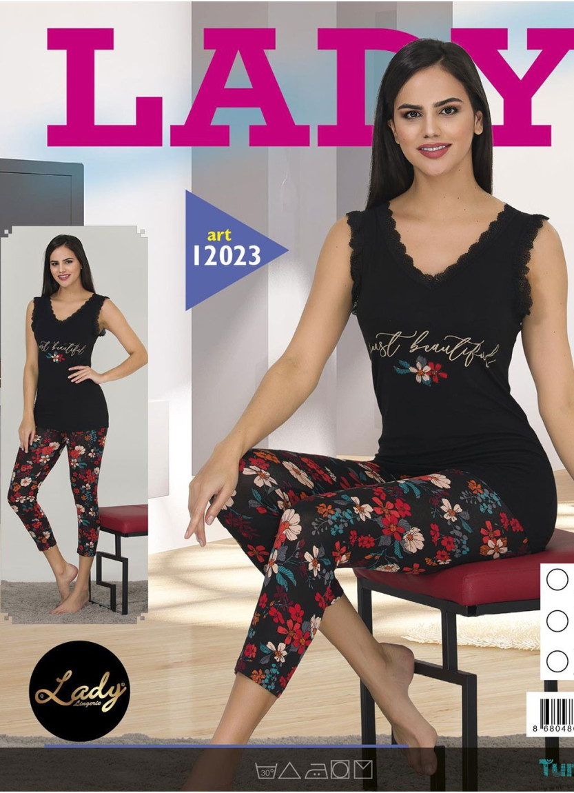Lady 12023 Capri Homewear Set (M+L+XL) — wholesale for boutiques