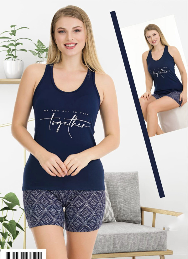 Lady 7715 Shorts Homewear Set (M+L+XL) — Istanbul wholesale supplier