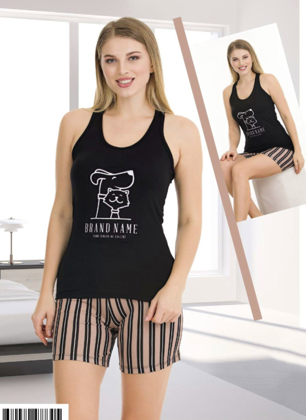 Lady 7711 Shorts Homewear Set (M+L+XL) — Istanbul wholesale supplier