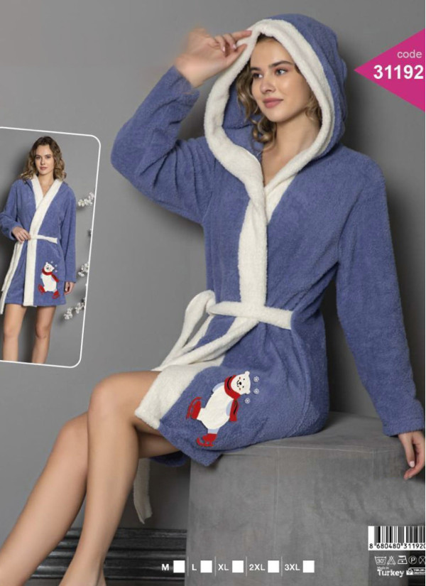 Lady 31192 Welsoft Women's Robe (M+L+XL+2XL+3XL) — wholesale for boutiques