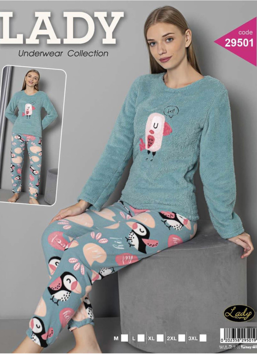 Lady 29501 Welsoft Women's Pajama Set (M+L+XL+2XL+3XL) — Istanbul wholesale supplier
