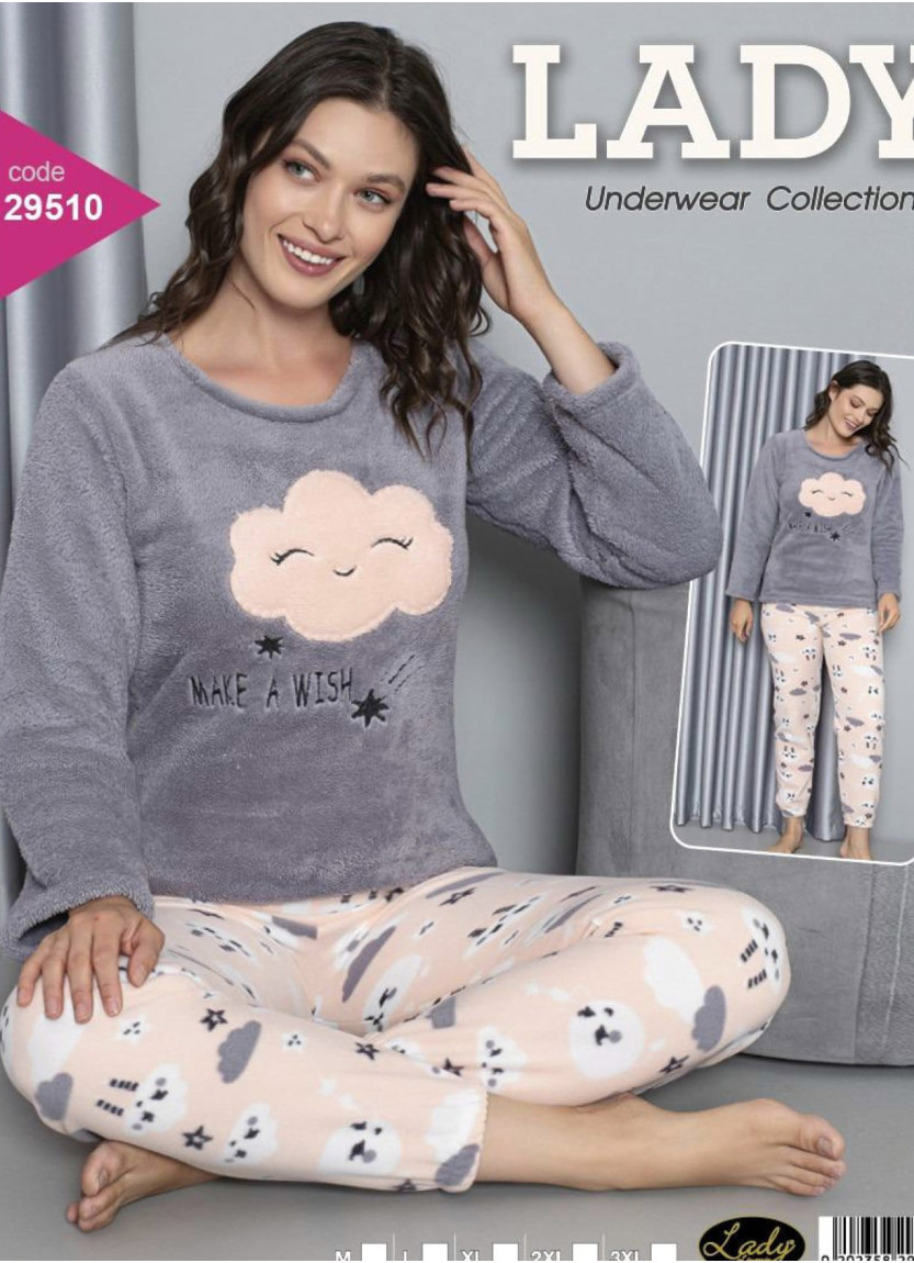 Lady 29510 Welsoft Women's Pajama Set (M+L+XL+2XL+3XL) — Istanbul wholesale supplier