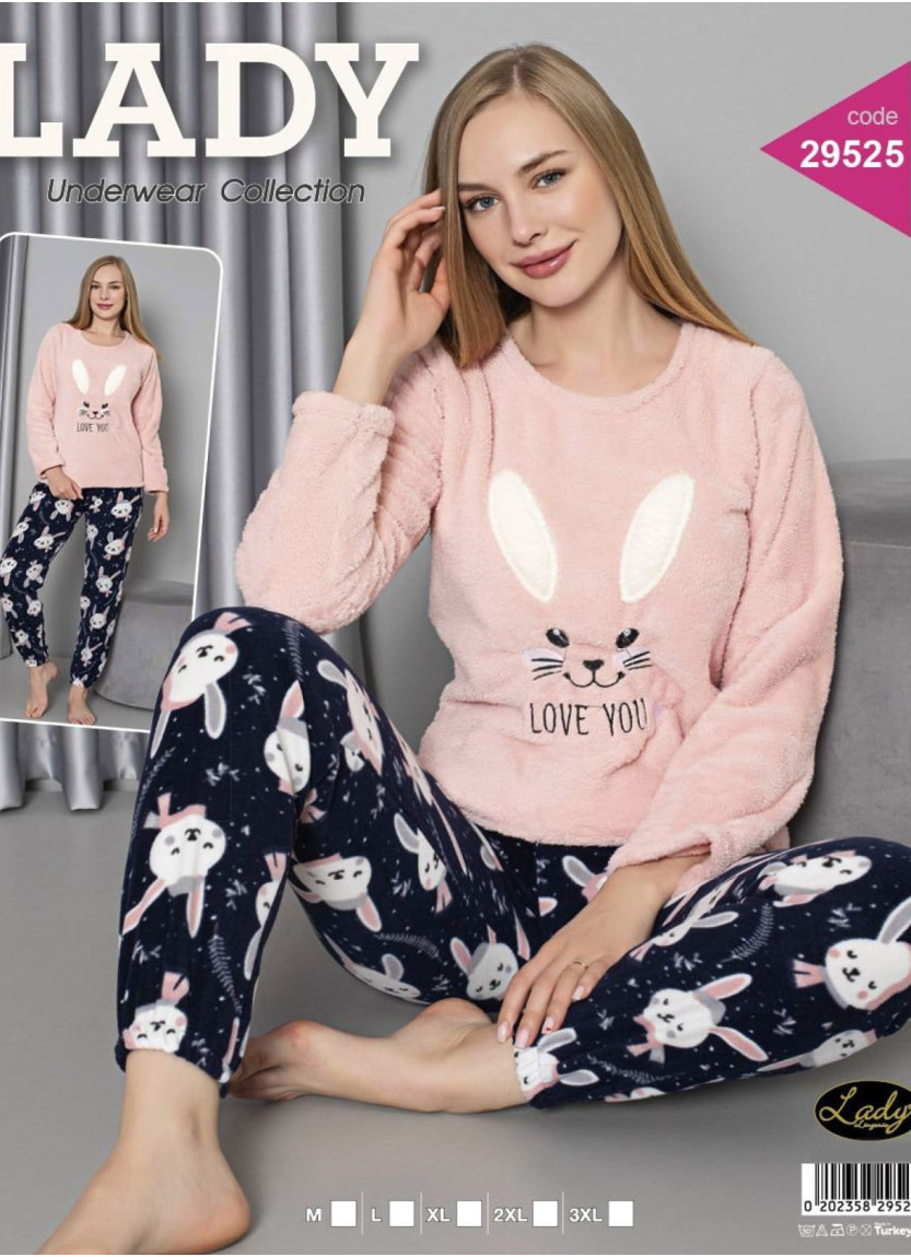 Lady 29525 Welsoft Women's Pajama Set (M+L+XL+2XL+3XL) — Istanbul wholesale supplier