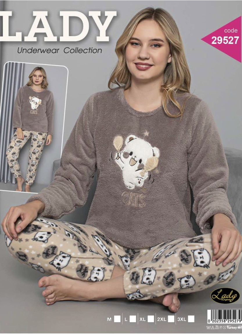 Lady 29527 Welsoft Women's Pajama Set (M+L+XL+2XL+3XL) — Turkey wholesale collection