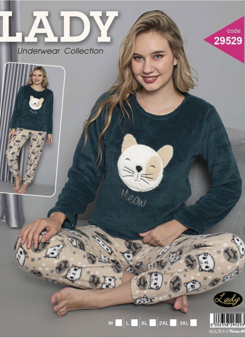 Lady 29529 Welsoft Women's Pajama Set (M+L+XL+2XL+3XL) — Istanbul wholesale supplier