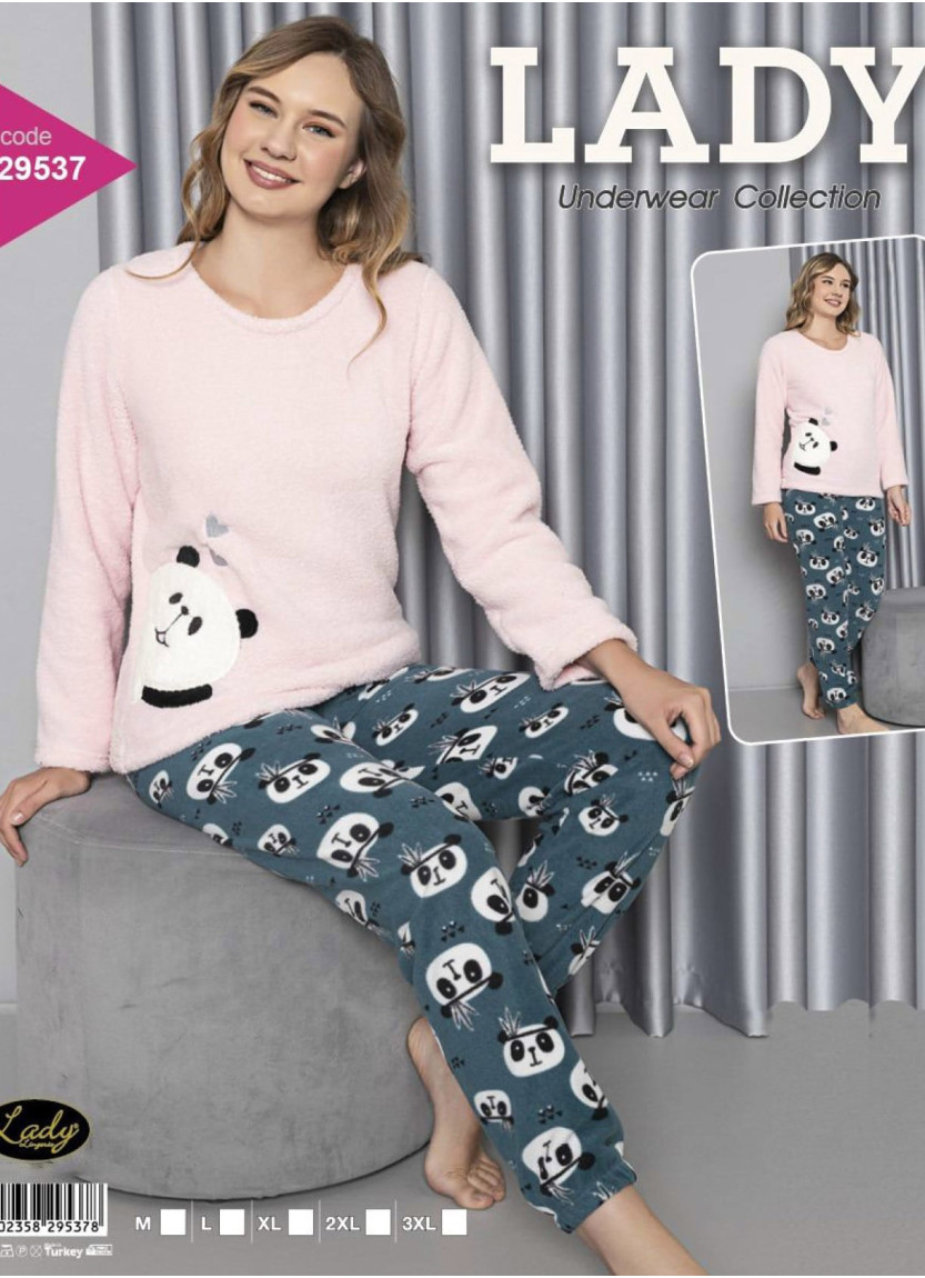Lady 29537 Welsoft Women's Pajama Set (M+L+XL+2XL+3XL) — Turkey wholesale collection
