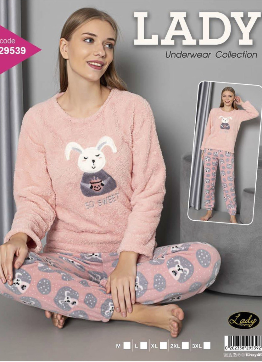Lady 29539 Welsoft Women's Pajama Set (M+L+XL+2XL+3XL) — Istanbul wholesale supplier