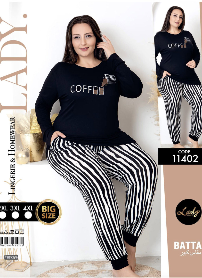 Женский Комплект с Брюками (2XL+3XL+4XL) Lady Lady 11402 Btl Uz — купить оптом со Стамбула
