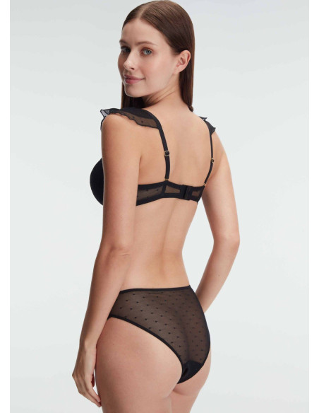 Anil 4829 BLACK Bra and Briefs Set — factory-direct from Turkey