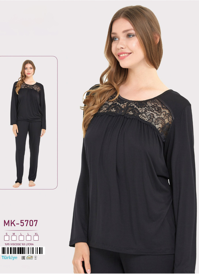 Caroline MK-5707 Women's Pajama Set (S+M+L+L+XL) — direct Turkish factory supply