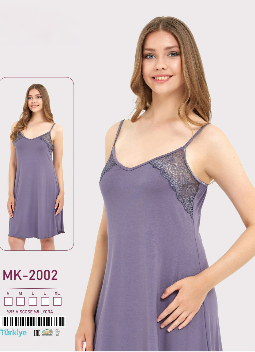 Ночная Сорочка S+M+L+L+XL Caroline Caroline MK-2002 — турецкий текстиль оптом